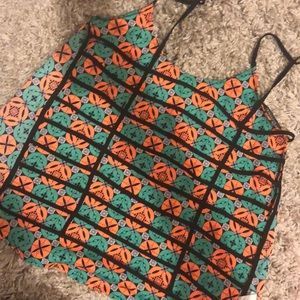 Open back tank